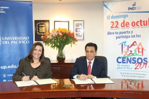 INEI y la Universidad del Pacífico unen esfuerzos por los Censos Nacionales 2017